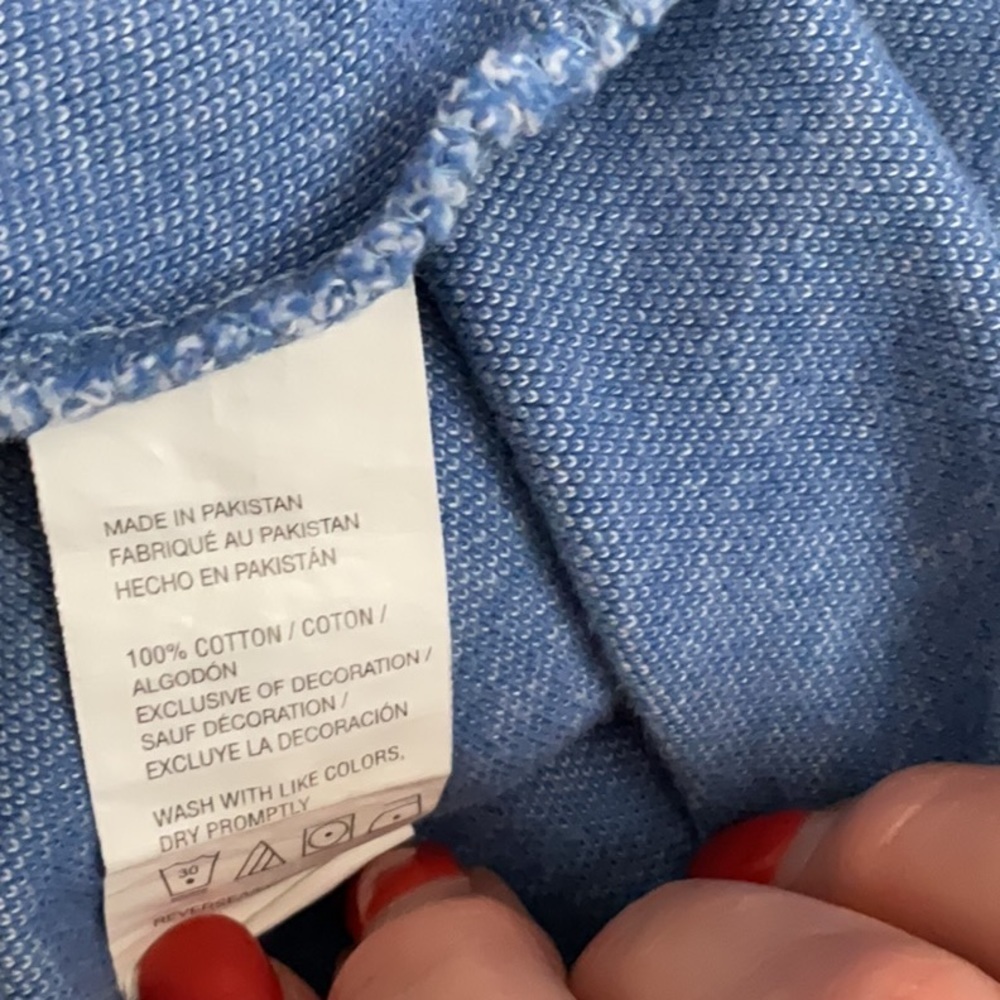 IZOD Blue Men’s Half Zip Pullover - Picture 5 of 5